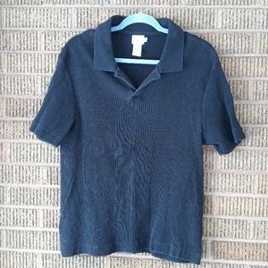 Black Calvin Klein short sleeve, ribbed shirt